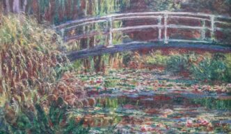 Claude Monet, detail of Le bassin aux nymphéas